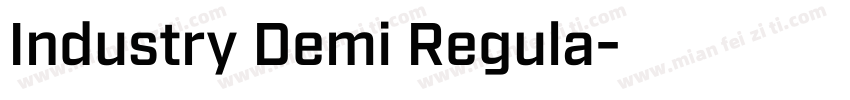 Industry Demi Regula字体转换